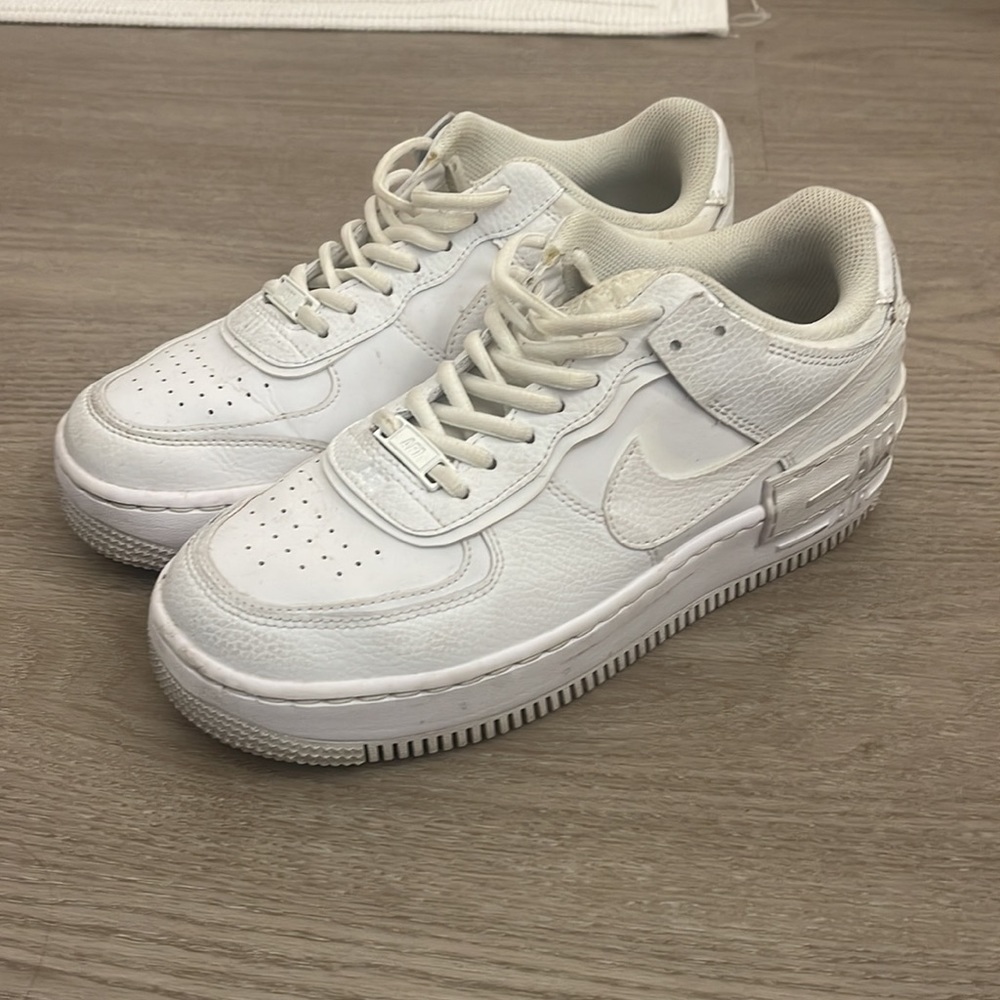 White air force 1 shadows womens 8.5